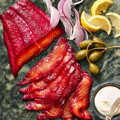 beet-cured-salmon-recipe-rachael-ray-in-season image