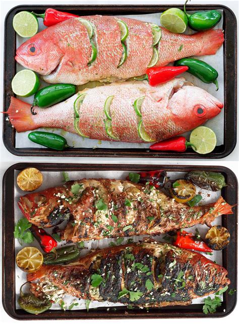 whole-grilled-snapper-with-cilantro-lime-garlic-butter image