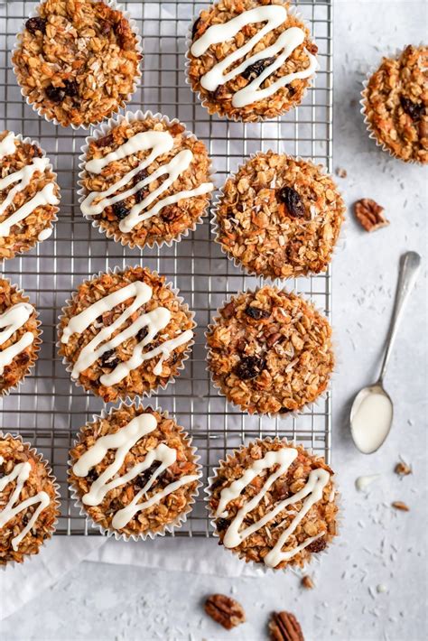 carrot-cake-baked-oatmeal-cups-ambitious-kitchen image