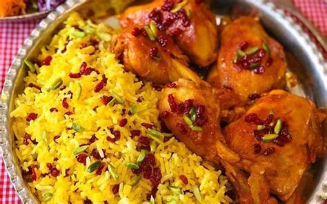 zereshk-polo-ba-morgh-persian-barberry-rice-with-chicken image
