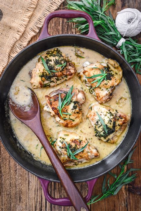 creamy-french-chicken-tarragon-poulet image