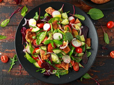 fresh-zingy-fattoush-salad-recipe-organic-facts image