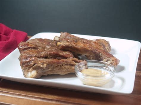 slow-cooker-country-ribs-with-maple-mustard-sauce image