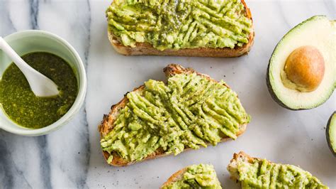 avocado-pesto-toast-recipe-tablespooncom image