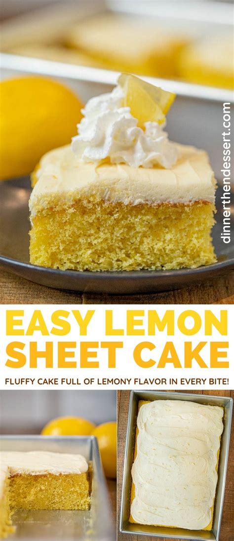 lemon-sheet-cake-recipe-wlemon-frosting image