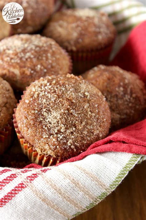 cinnamon-maple-muffins-a-kitchen-addiction image