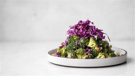 easy-broccoli-salad-with-peanut-butter-sauce-chef-sous image