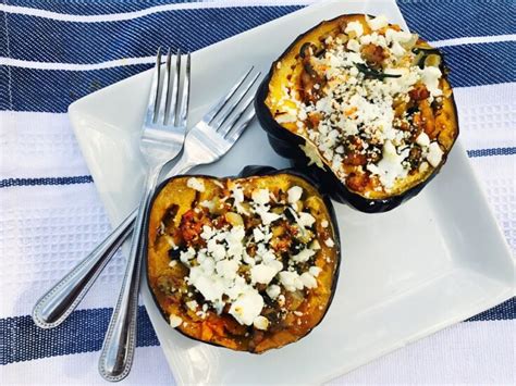 stuffed-acorn-squash-with-sausage-spinach-and-feta image