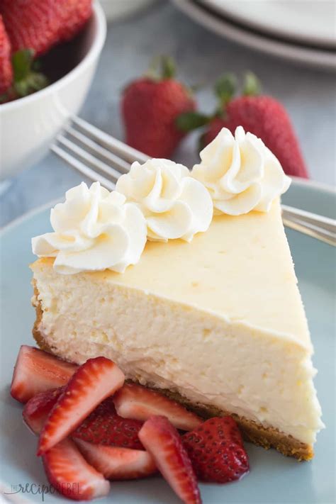 the-best-baked-vanilla-cheesecake-recipe-video image