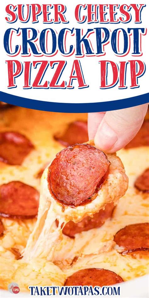 best-crockpot-pizza-dip-super-cheesy-take-two-tapas image