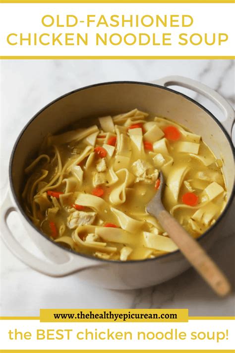 old-fashioned-chicken-noodle-soup-the-healthy image