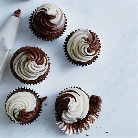 black-and-white-cupcakes-recipe-food-wine image