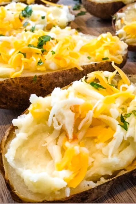 easy-and-delicious-cheddar-cheese-stuffed-potatoes image