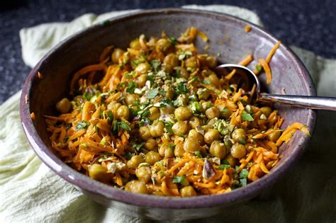 carrot-salad-with-tahini-and-crisped-chickpeas-smitten-kitchen image