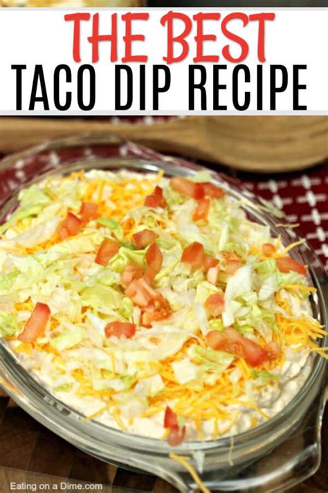 taco-dip-recipe-quick-easy-eating-on-a-dime image