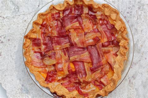 bacon-lattice-top-peach-pie-recipe-bakepedia image