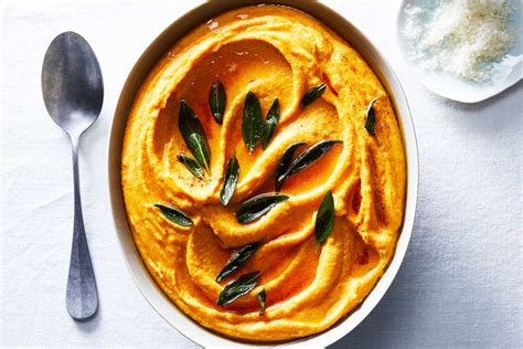 slow-cooker-pumpkin-parmesan-polenta-with-sage image