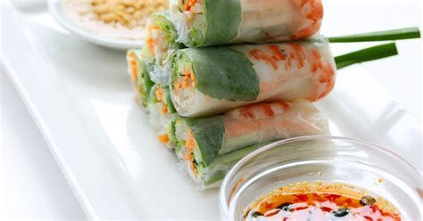 shrimp-spring-rolls-with-pesto-dipping-sauce image