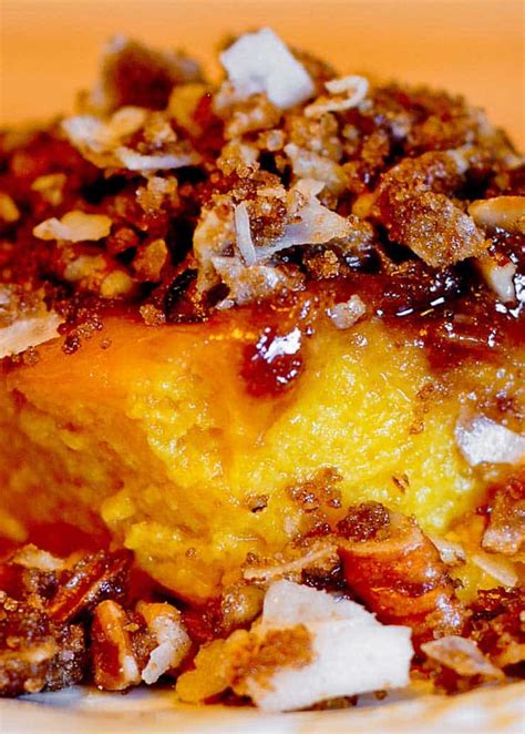 pumpkin-souffl-with-pecans-and-coconut-chips image