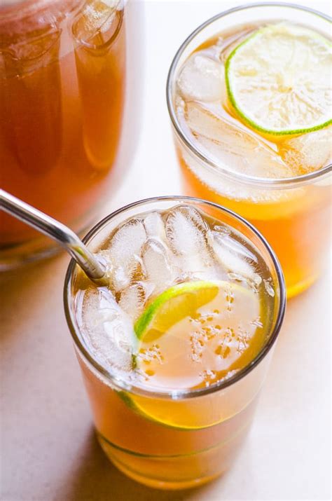 healthy-iced-tea-with-lemon-and-lime-ifoodrealcom image