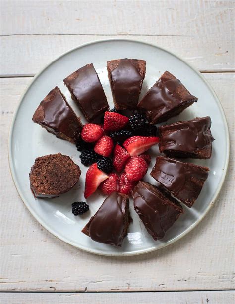 glazed-italian-chocolate-ring-cake-familystyle-food image