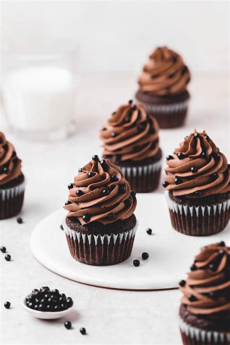 chocolate-fudge-cupcakes-recipe-barley-sage image