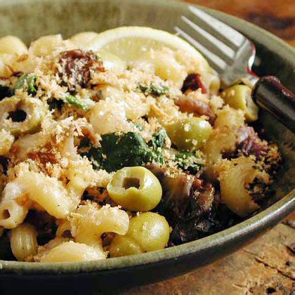 pasta-and-greens-with-olives-and-feta image