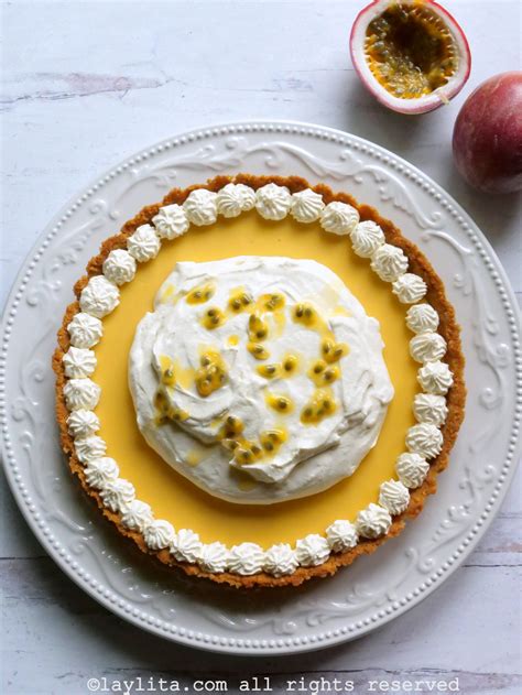easy-passion-fruit-pie-with-cookie-crumb-crust image