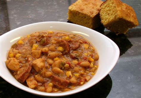 chicken-sausage-and-white-bean-chili-the-spruce-eats image