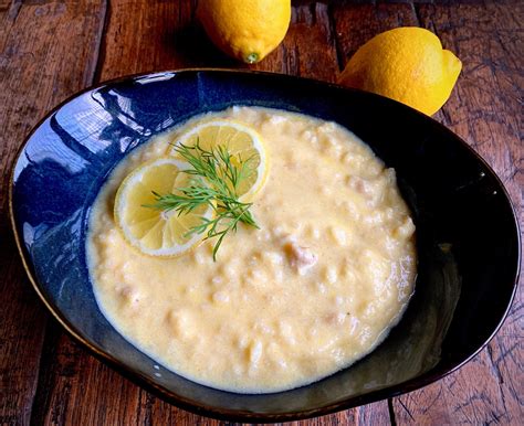 avgolemono-soup-greek-egg-lemon-chicken-soup-with-rice image