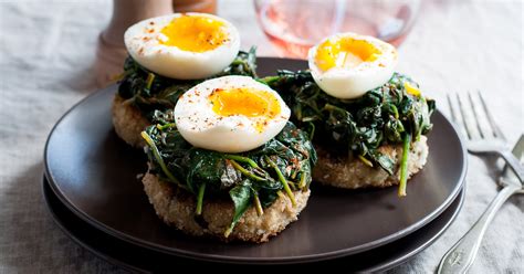 risotto-cakes-eggs-florentine-natural-comfort-kitchen image