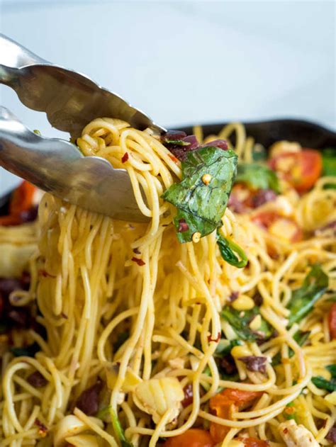 easy-olive-oil-mediterranean-pasta image