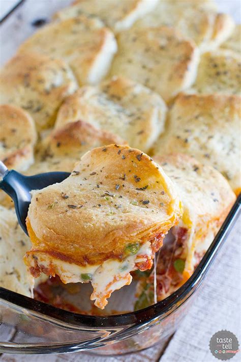 italian-ground-beef-casserole-with-biscuit-topping image