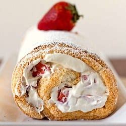 strawberries-and-cream-angel-food-cake-roll-brown image