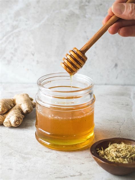 ginger-licorice-infused-honey-recipe-sun-and image
