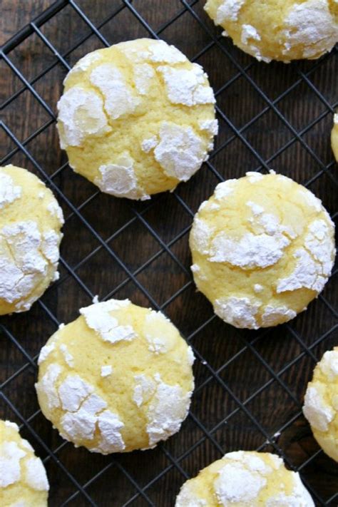 lemon-crinkle-cookies-recipe-girl image