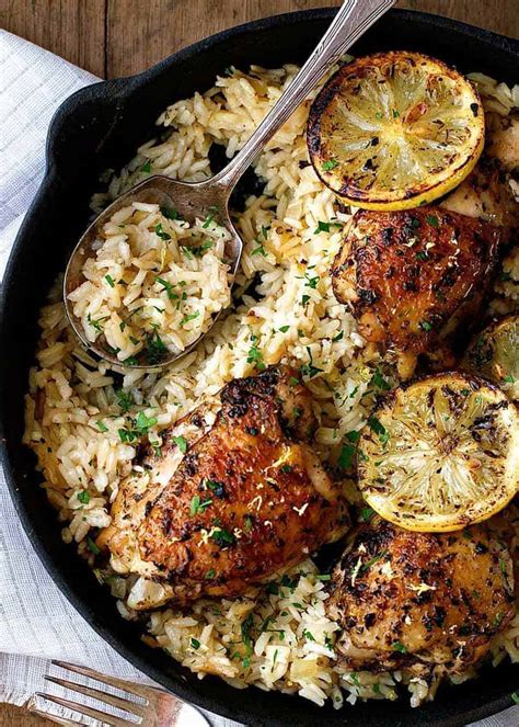 one-pot-greek-chicken-and-lemon-rice-recipetin-eats image