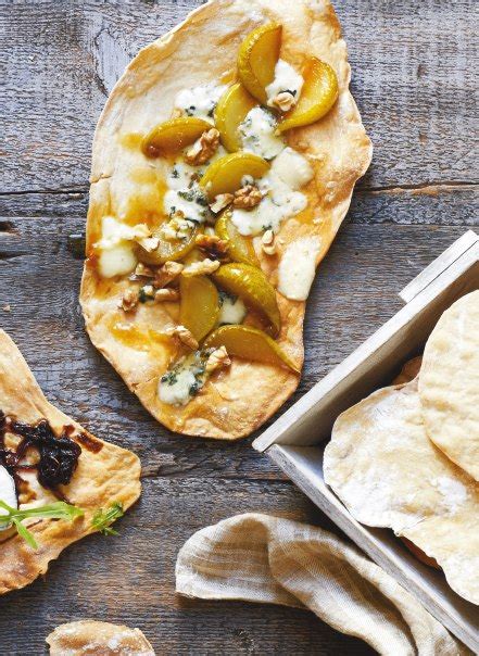 blue-cheese-caramelized-pear-flatbreads image