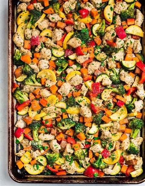 sheet-pan-chicken-with-rainbow-vegetables-well-plated-by-erin image