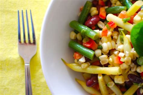 three-bean-salad-eating-made-easy image