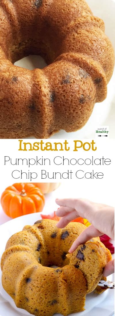 pumpkin-chocolate-chip-bundt-cake-instant-pot image