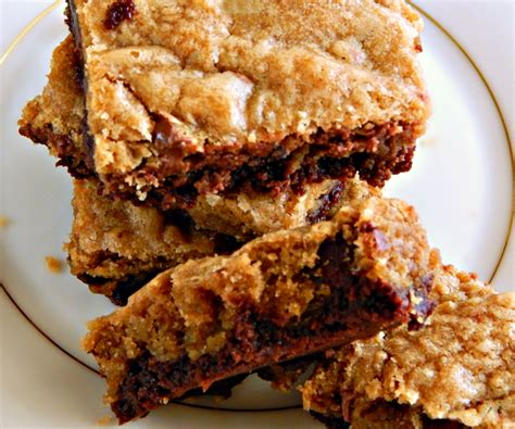 chocolate-chip-double-decker-brownies-frugal image