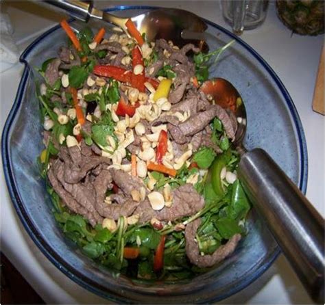 stir-fried-beef-salad-with-mango-recipe-stepbystep image