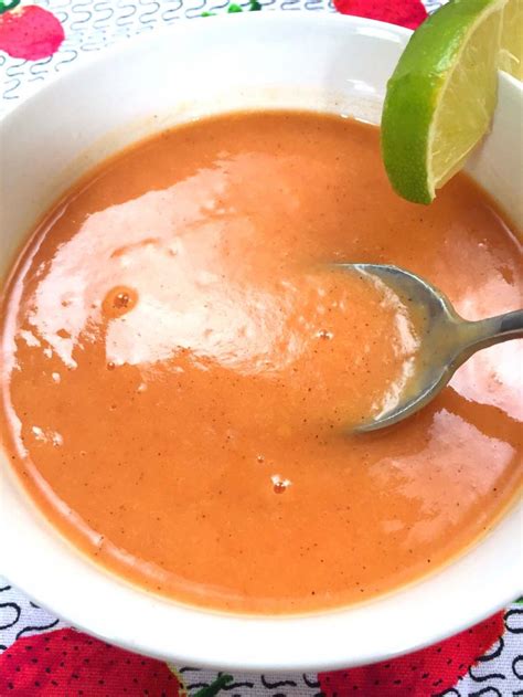 chilled-peach-soup-recipe-with-yogurt-melanie-cooks image