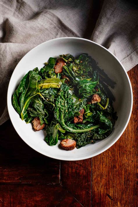 braised-greens-with-andouille-leites image