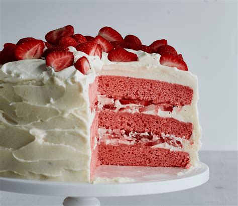 how-to-make-the-best-fresh-strawberry-cake-allrecipes image