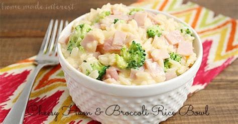 cheesy-ham-and-broccoli-rice-bowl-home-made image