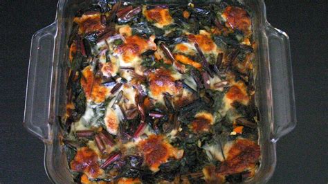 swiss-chard-and-sweet-potato-gratin-delicious-not image
