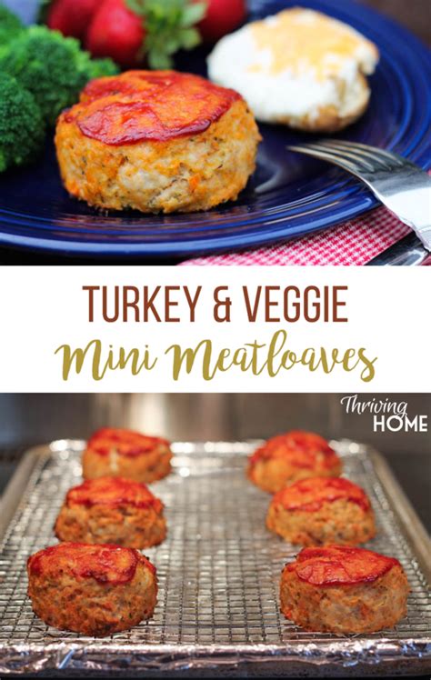 mini-turkey-and-veggie-meatloaves-easy-freezer-meal image