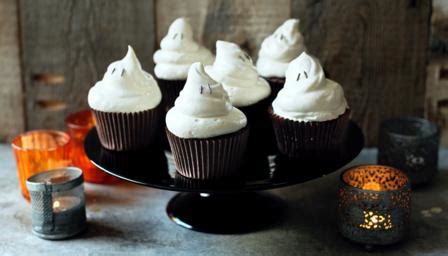halloween-ghost-cupcakes-recipe-bbc-food image